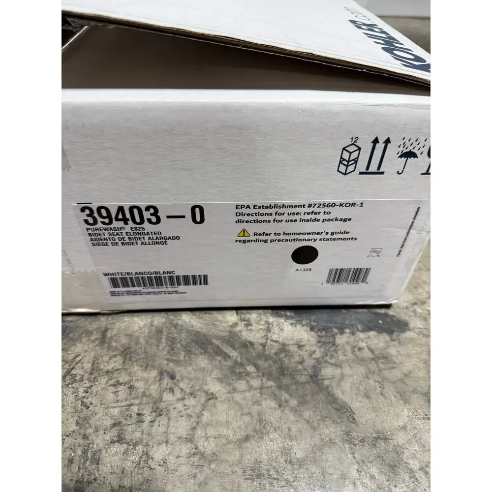 Kohler E825 Elongated Toilet Seat With Remote Control 39403-0
